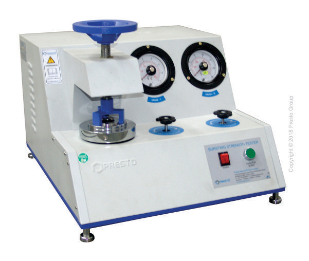 Corrugated Box Bursting Strength Tester